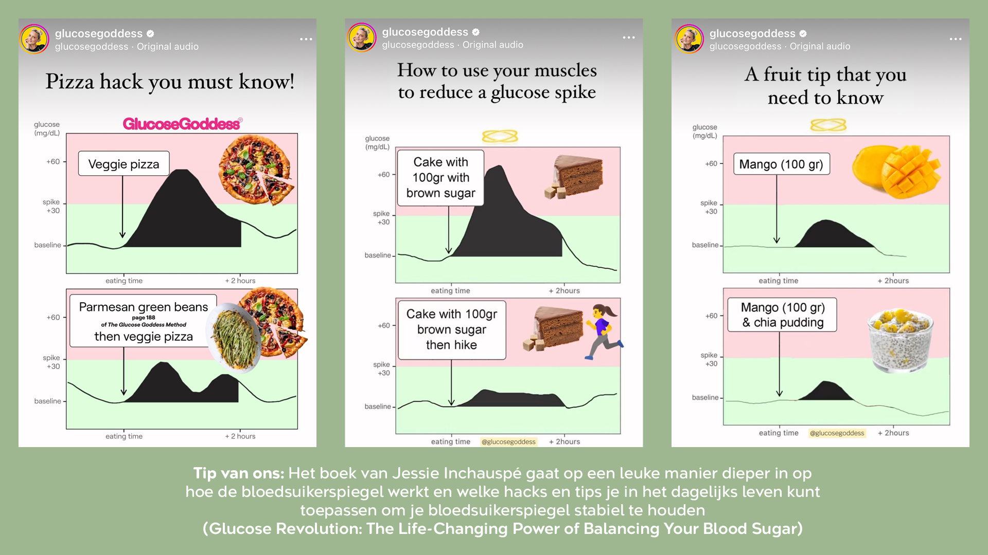 glucosegoddess, bloedsuikerspiegel, bloodsugar spike, weightloss, health hack