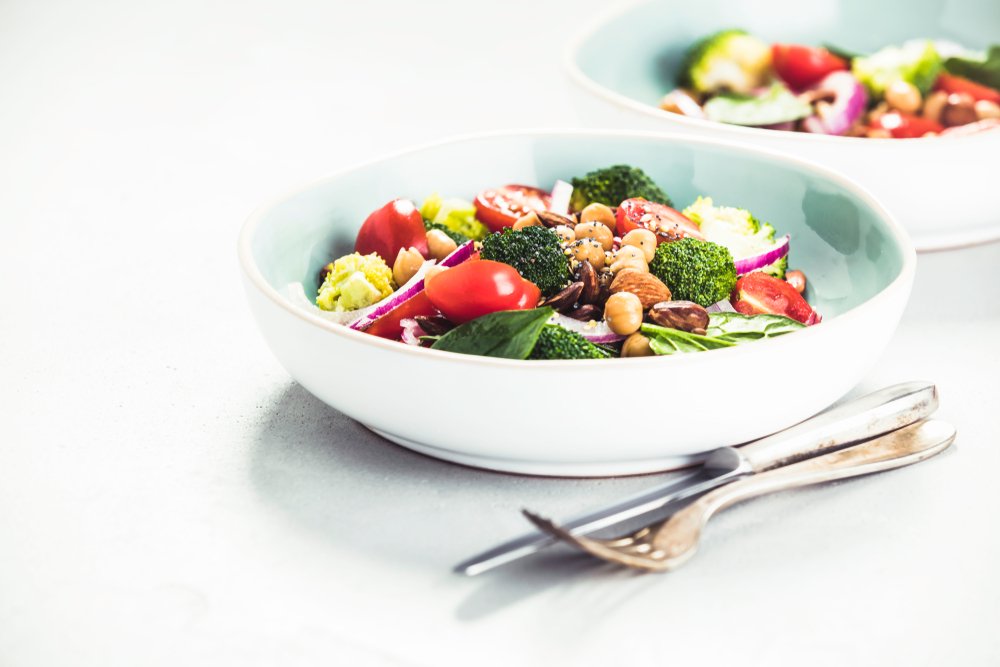 Gezond vegan detox maaltijdsalade recept