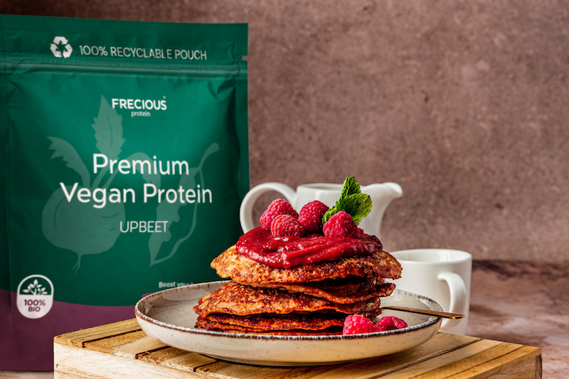 Frecious Upbeet Vegan Protein Pancakes